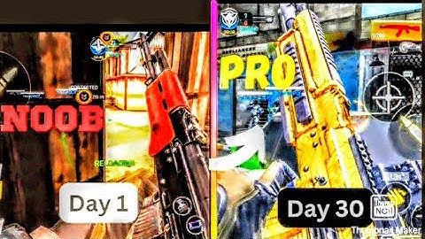 Ak 47 progress from day 1 to day 30 using Ak in Cod Mobile! Here is the results!