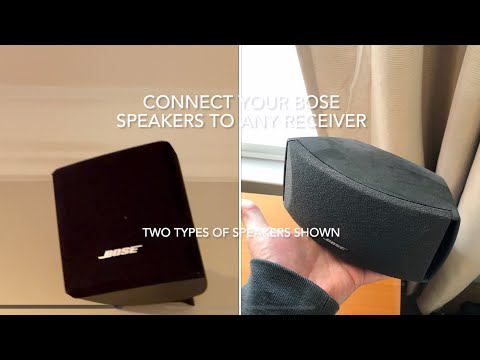 How to use Bose speakers with any receiver