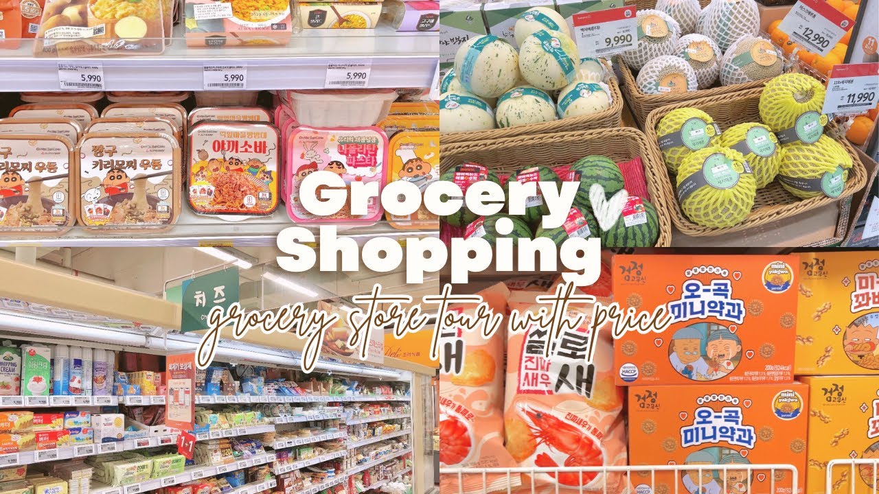 Grocery shopping at Homeplus Korea #koreanfood