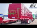 60 Ton Fence Cargo Semi Trailer for Sale in Tanzania | Strong &amp; Reliable Transport