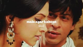 main agar kahoon -- sonu nigam // shreya ghoshal | slowed // reverbed // lofi