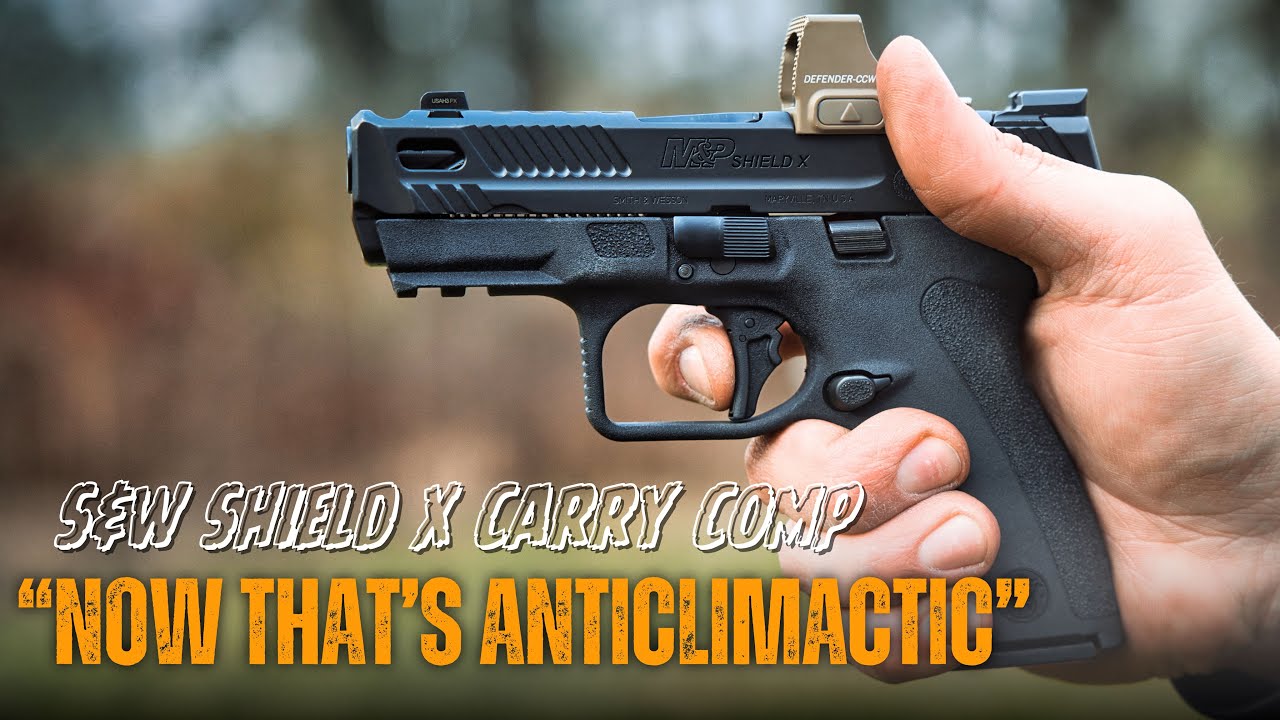 Shield X Comp NEW M&P Shield X Carry Comp Review and First Shots - YouTube