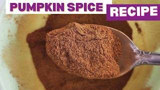 Pumpkin Spice Recipe