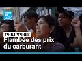Philippines : colère dans la rue contre la flambée des prix du carburant • FRANCE 24