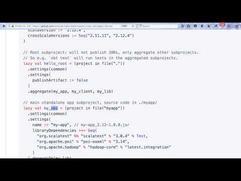 Video: Cos'è il progetto SBT in Scala?