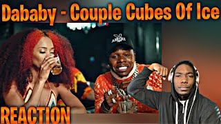 Still Cancelled? Dababy COUPLE CUBES OF ICE (Official Video) REACTION!