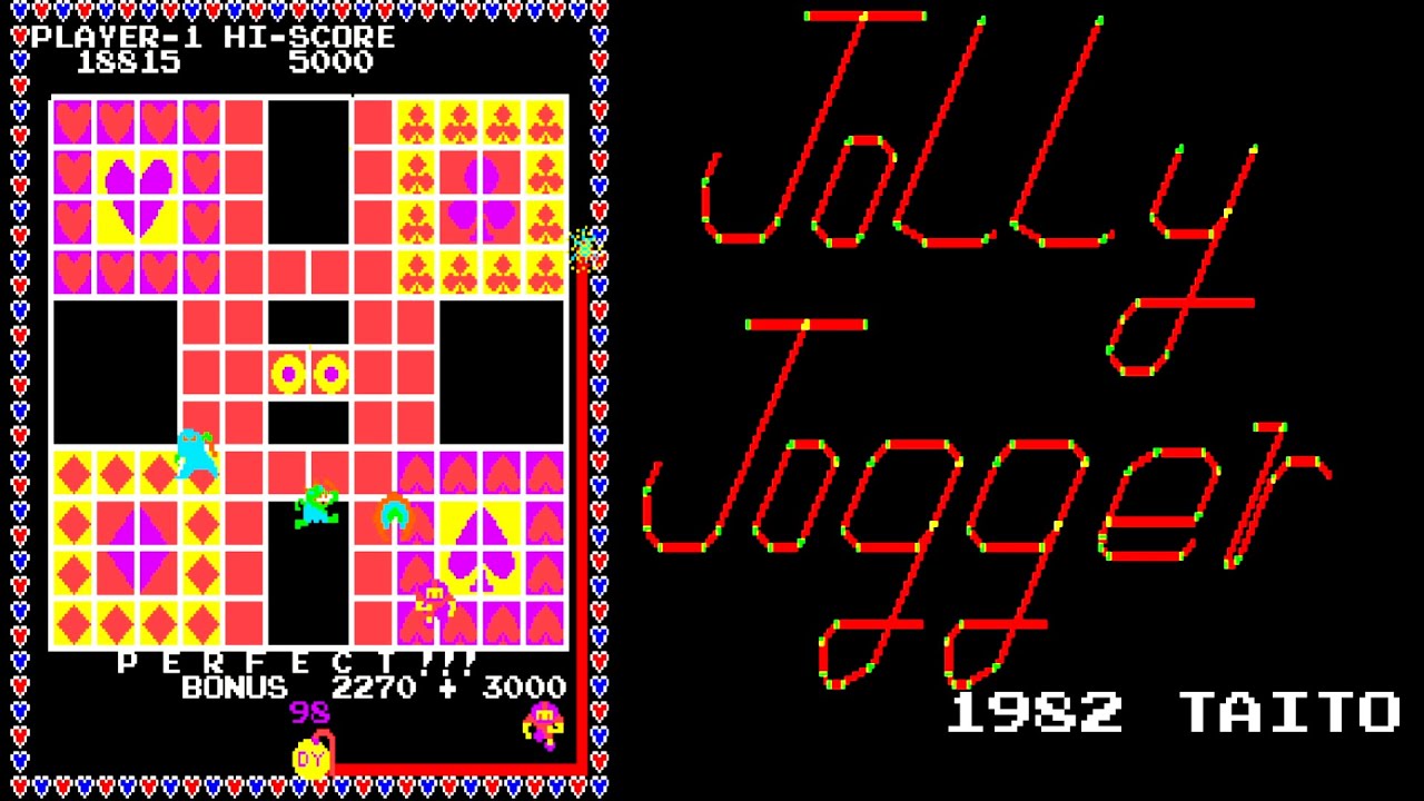 jolly Jogger 1982 TAITO アーケード - YouTube