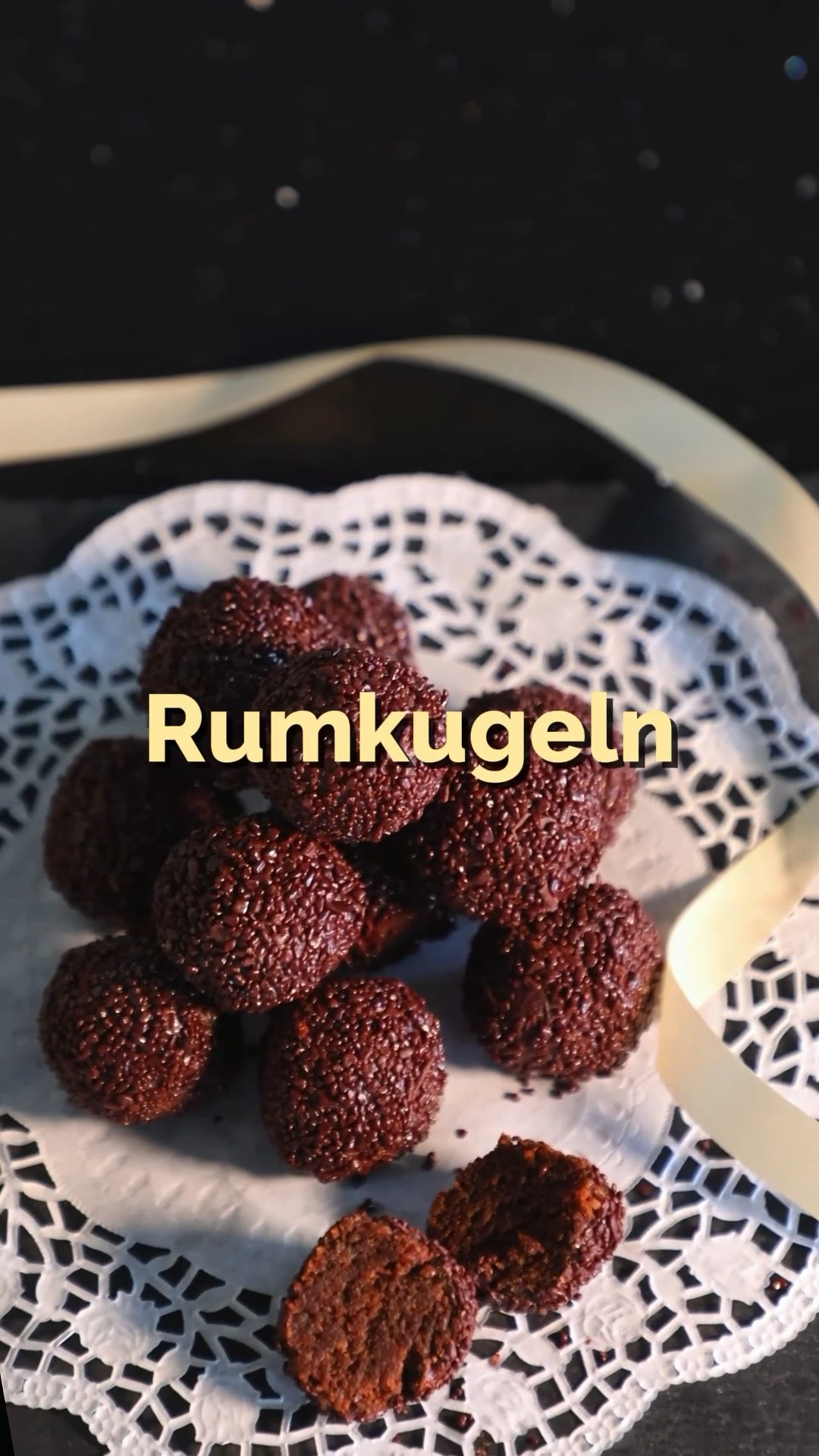 Leckere Rumkugeln - so einfach geht‘s! 😍 Kuchenreste verwerten! 🍰 # ...