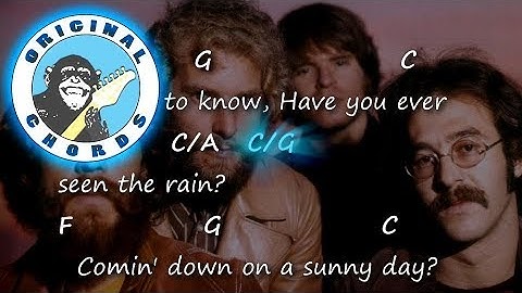 Creedence Clearwater Revival - Have You Ever Seen The Rain? - Chords & Lyrics