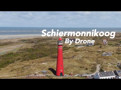 Schiermonnikoog, Netherlands by drone - 4k UHD