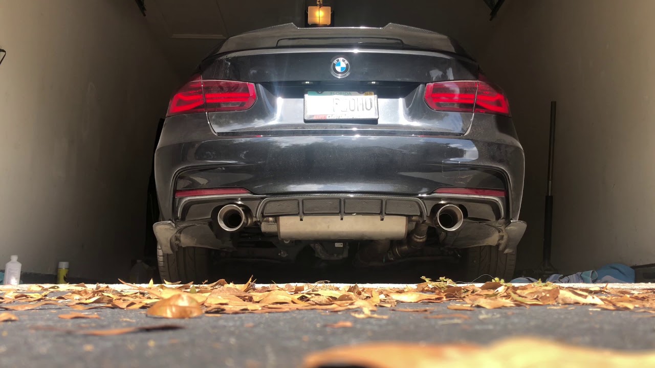 BMW 328i F30 N20 M Performance Exhaust MPE Catless Downpipe Bootmod3