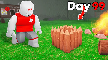 I Built the SMALLEST AFK Base in 99 Nights in the Forest.. (it worked)