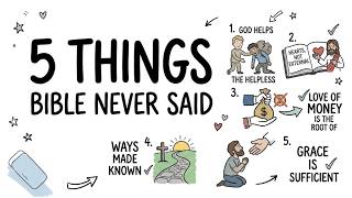 5 THINGS THE BIBLE NEVER SAID (But Most Christians Teach)