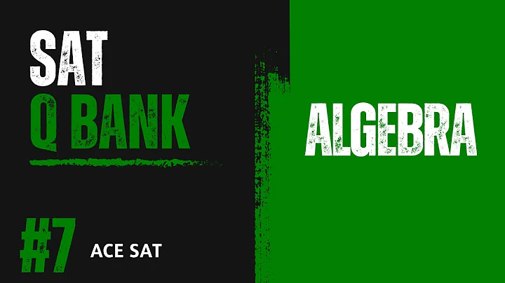 Official SAT Math Question Solved | Question ID: 00723d16