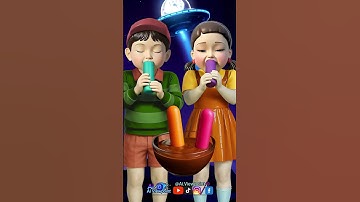 Squid Game AI Edible Slime Colorful Candy ASMR #squidgame #squidgame2 #ai #asmr #aiviewpoint