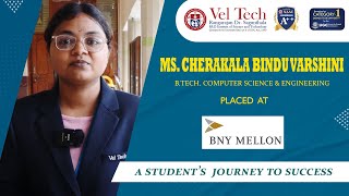 Inspiring Journey of Ms. Cherakala Bindu Varshini | CSE Student Spotlight | Vel Tech University