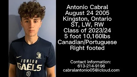 Antonio Cabral (2005) 2022 Season Highlight Tape