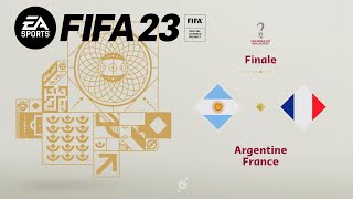 FIFA 23 - 2022 World Cup Final: Argentina - France