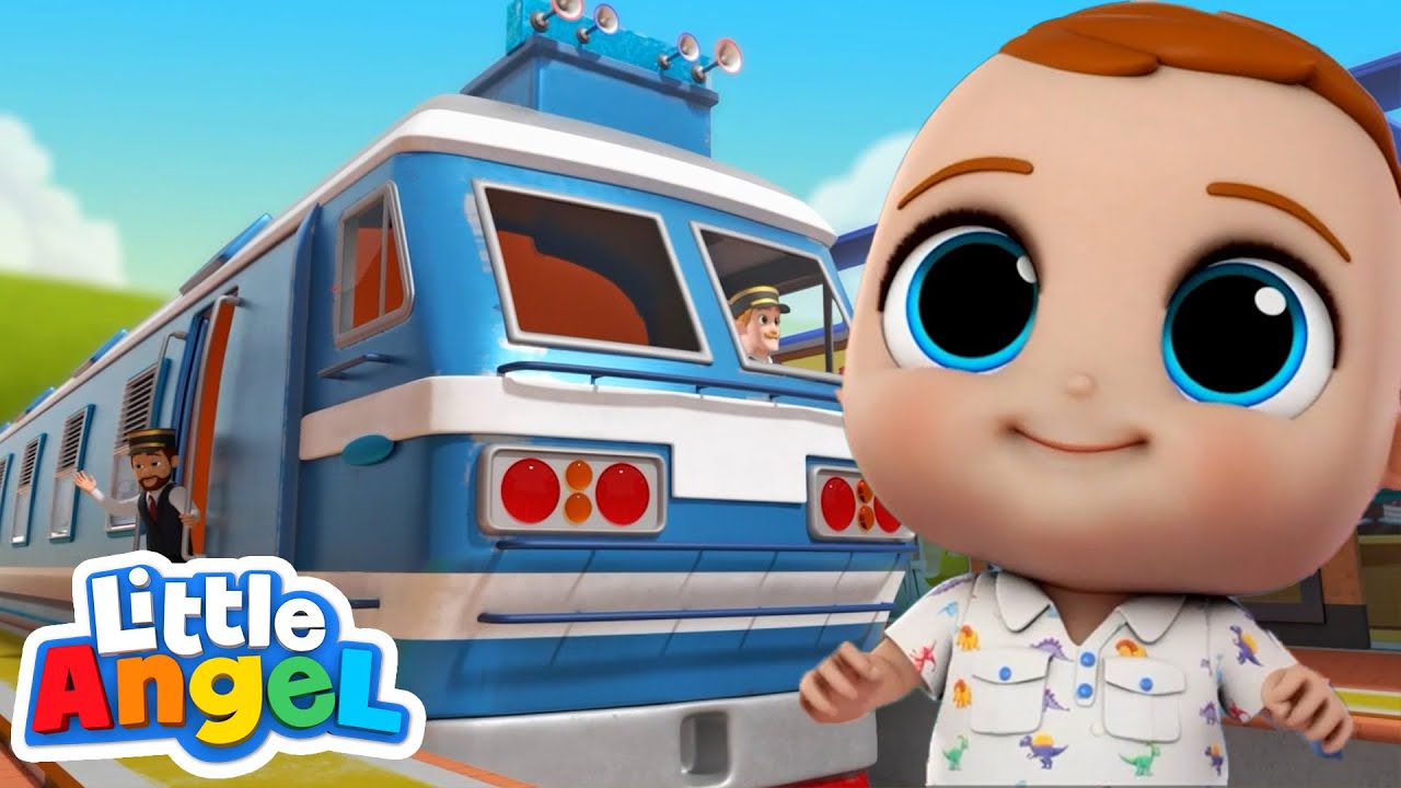 Here Comes The Choo Choo Train Song | Little Angel Color Songs ...