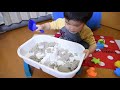 #キネティックサンドを使ってお家で砂遊び！かずのへや
