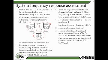 Frequency Support of Fast Multi Energy Storage Systems in Low Rotational Inertia Scenarios