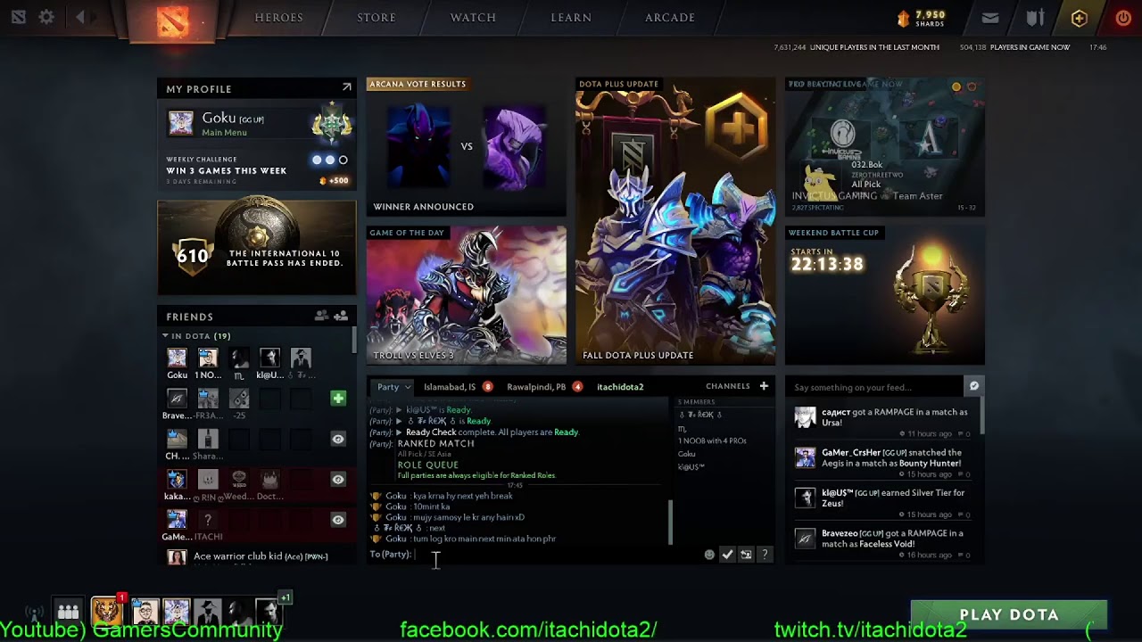 Dota 2 - RANK Party Gameplay in SE Asia - YouTube