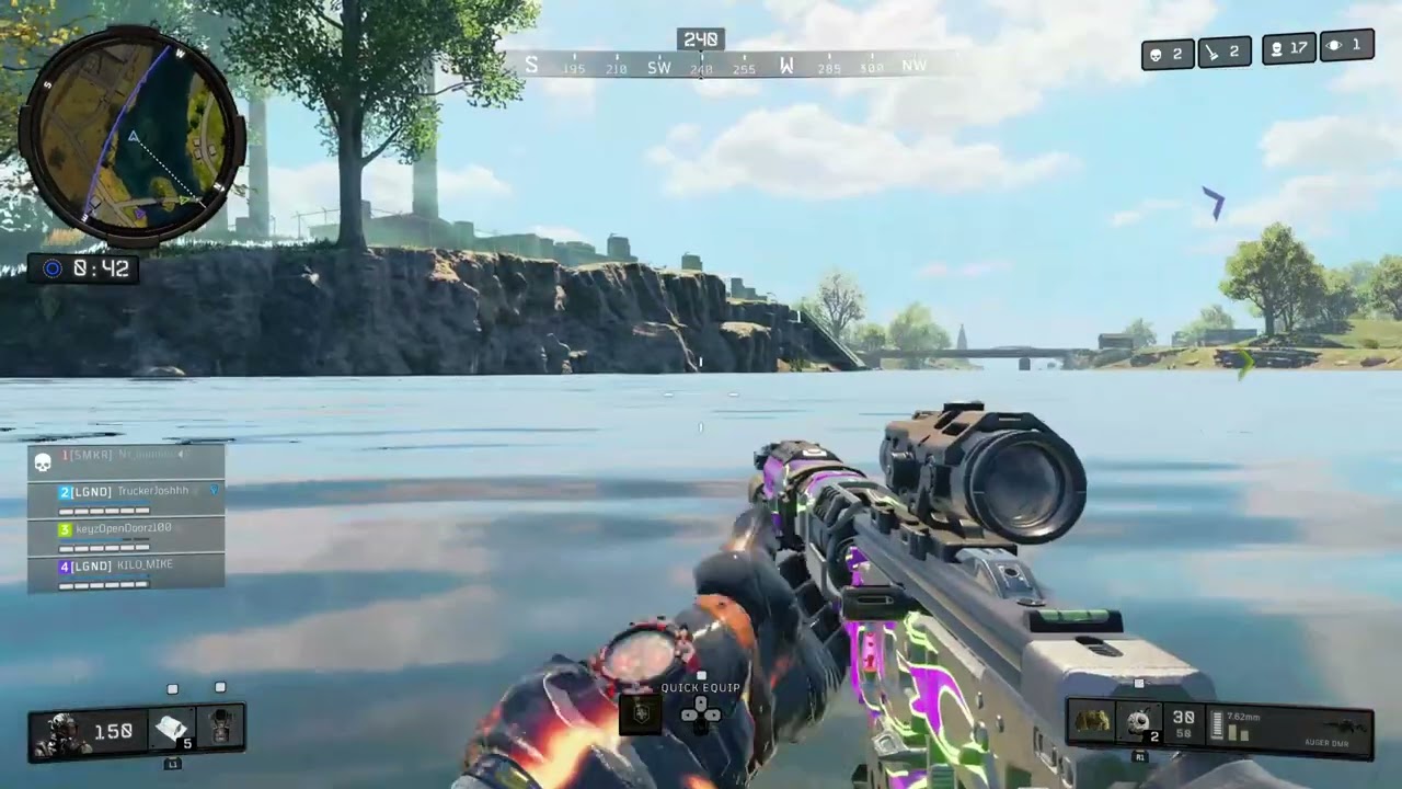 The Auger DMR sniper just hits different! 🔥🎯💥 (COD BO4) | Blackout 2023 |