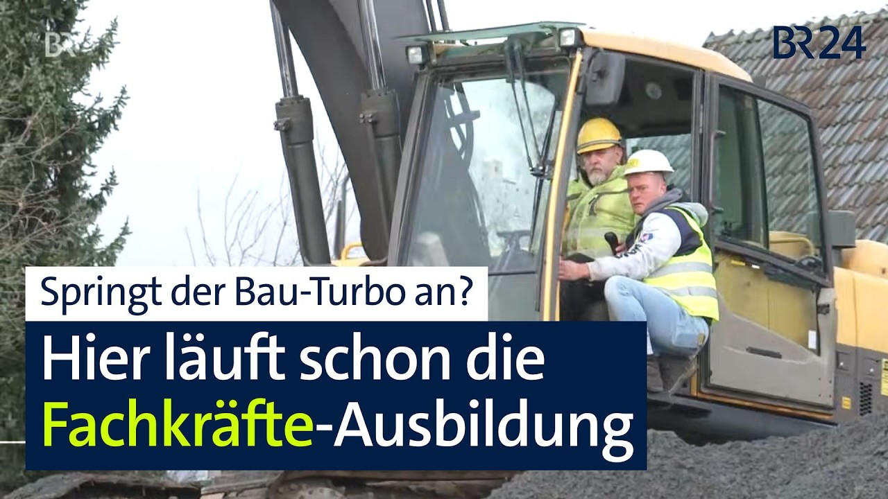 Aufschwung im Baugewerbe? Mehr Fachkräfte werden ausgebildet | BR24