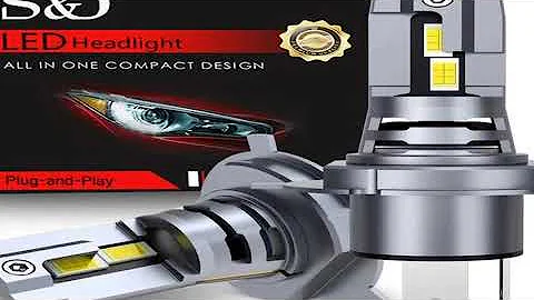 A must-have product! 40000LM Canbus H4 LED Headlight Bulbs 9003 HB2 High Low Beam 120W Car Lights