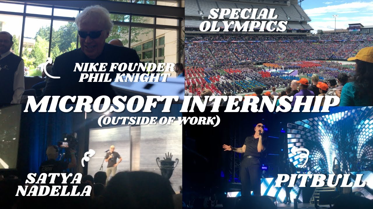 What's the Microsoft in-person internship experience like? - YouTube