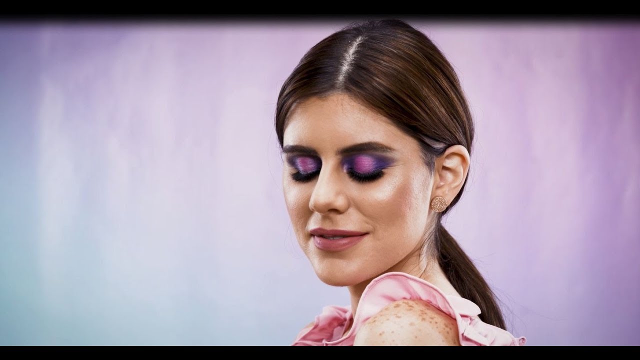 Paso a paso maquillaje de ojos con colores - YouTube