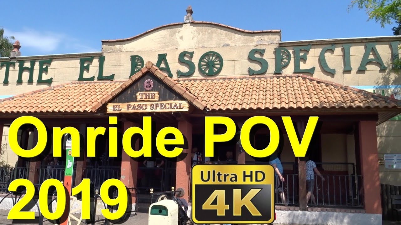 El Paso – Bobbejaanland (Onride POV 4K) Mack Rides Dark Ride [1st row] bobbejaanland el paso special