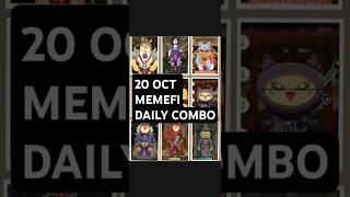 20 OCT MemeFi daily combo #memefisecretcode #memefi #memeficombo #telegrambot