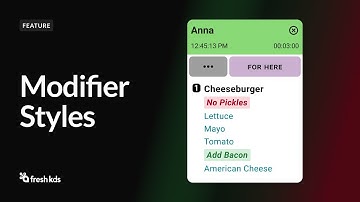 Introducing Modifier Styles - Fresh KDS