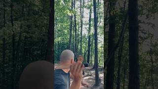 My Favorite Knife Throwing Style #knifethrowing #instinctive #shorts