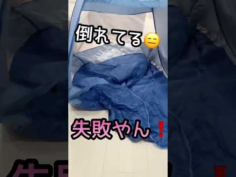 家の中でテント❓#shorts