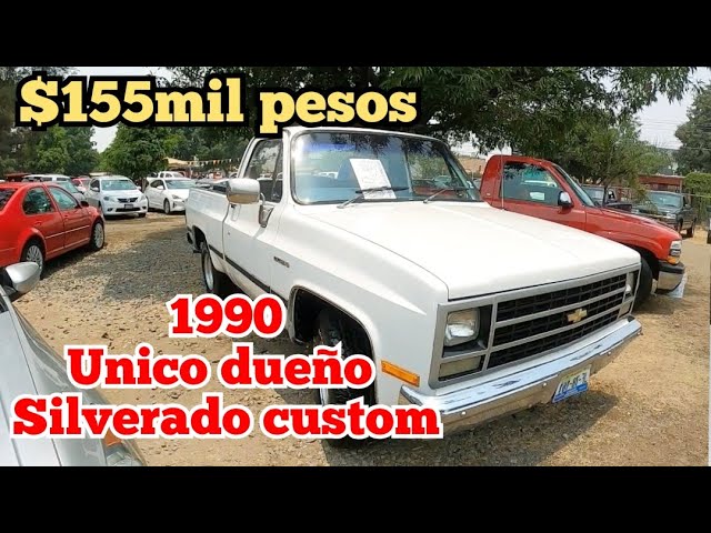 Chevrolet Silverado Custom 1990 ORIGINAL 100% camionetas en venta pickup  trucks tianguis de autos - YouTube