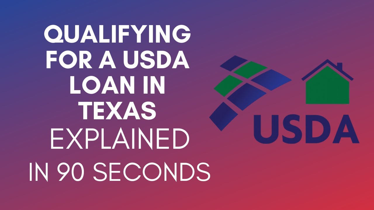 How To Qualify For A USDA Loan In Texas (2025) - YouTube
