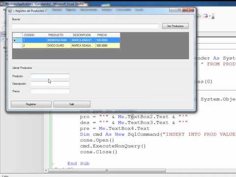 Visual Basic .Net 2005 y SQL Server 2005 Parte 3.mp4