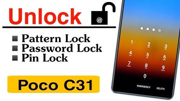How to Unlock Pattern Lock on Poco C31 | Poco C31 me Password Kaise Remove Kare