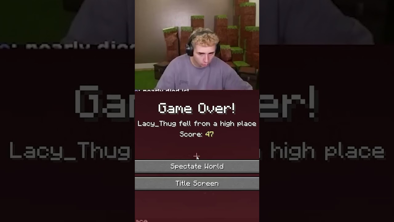 Best lacy minecraft moments #shorts   Orvil 1080p, h264, youtube
