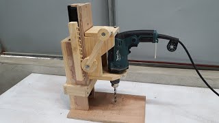 Build A Drill Press Machine Handmade Drill Stand