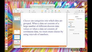 Frequency Distribution for Discrete and continuous data