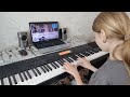 Трезвучия и обращения Ля минор