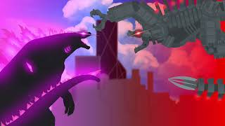 Evolved Godzilla Vs. Mechagodzilla Monsterverse Battle Animation Eclipse Arena