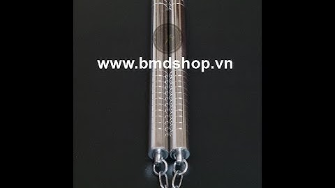Côn nhị khúc inox | www.bmdshop.vn | 0973999717 | Côn nhị khúc inox chạm rồng