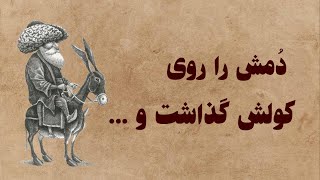 دمش را روی کولش گذاشت و رفت