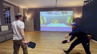 Interactive Pickleball Training On Multiball