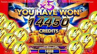 5 DRAGONS GOLD 3 BONUSES!!! FREE GAMES - WONDER 4 BOOST - 1c CASINO SLOTS