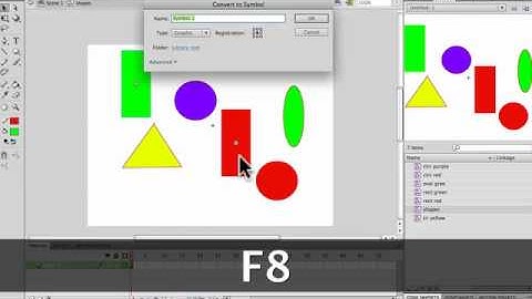 Adobe Flash Basics - Putting Symbols within a symbol